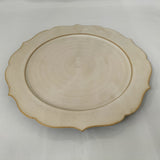 輪花リムプレート / L