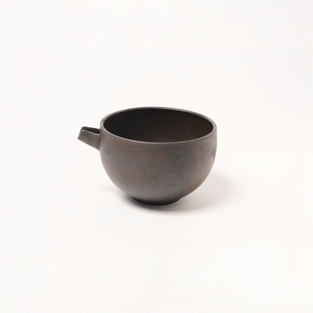 片口抹茶碗 ／ 黒色 – 京焼・清水焼 fuuu