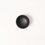 茶かざり抹茶碗（木箱入）／ 梅黒色