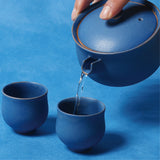 蓋付き片口 ／ 灰色